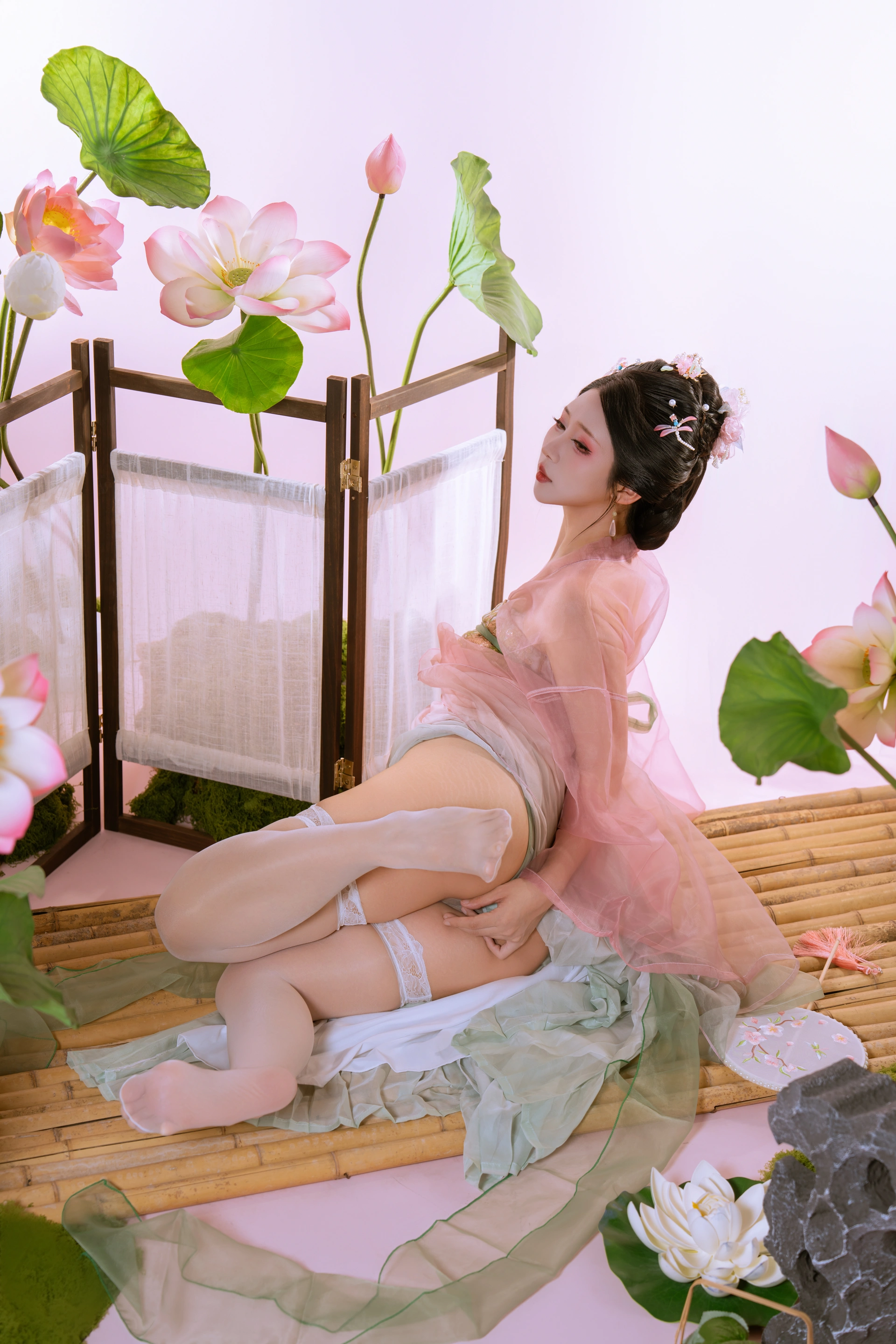 云溪溪 – NO.130 奶桃桃 采莲 2